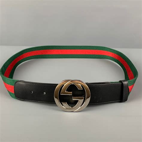 1 of 105 gucci belt red and green|gucci web canvas belt.